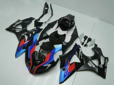 Buy 2009-2014 BMW S1000RR Motorcycle Fairings - Blue Red Matte Black Castrol UK