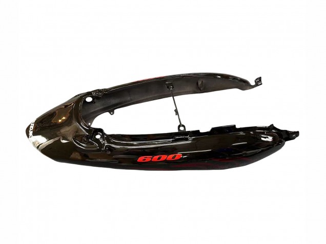 2004-2006 Suzuki GSX600F/GSX750F Motorcycle Fairings - Glossy Black Red Flame UK