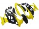 2004-2006 Suzuki GSX600F/GSX750F Motorcycle Fairings - Glossy Black Yellow UK