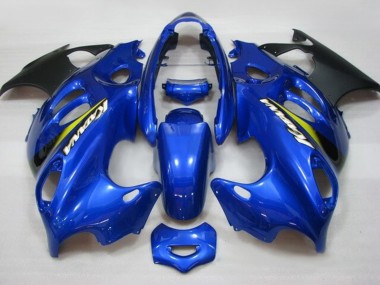 Buy 2004-2006 Suzuki GSX600F/GSX750F Motorcycle Fairings - Blue Yellow Matte Black Katana UK
