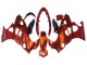 2004-2006 Suzuki GSX600F/GSX750F Motorcycle Fairings - Burnt Orange White Logo UK