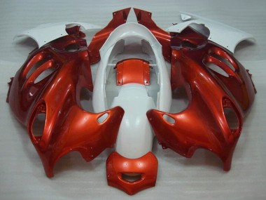 Buy 2004-2006 Suzuki GSX600F/GSX750F Motorcycle Fairings - Burnt Orange White UK