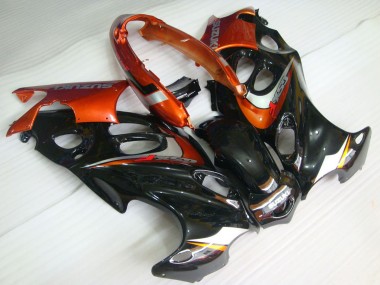 Buy 2004-2006 Suzuki GSX600F/GSX750F Motorcycle Fairings - Glossy Black Orange UK