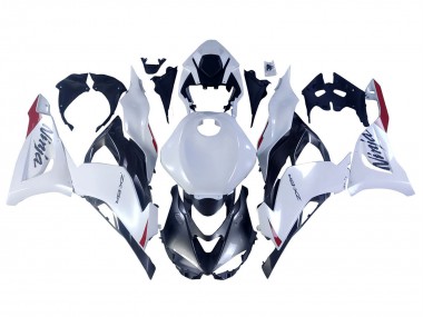 Buy 2023-2025 Kawasaki ZX6R Motorcycle Fairings - Pearl White Black Red UK