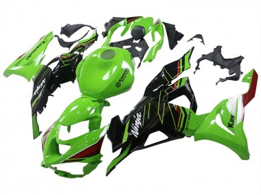 Buy 2023-2025 Kawasaki ZX6R Motorcycle Fairings - Green Black UK