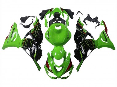 Buy 2023-2025 Kawasaki ZX6R Motorcycle Fairings - Green Black UK
