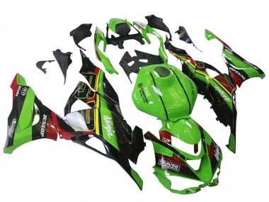 Buy 2023-2025 Kawasaki ZX6R Motorcycle Fairings - Green Black Red Yellow Dunlop UK
