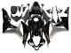 2007-2008 Honda CBR600RR Motorcycle Fairing Kits - Silver Glossy Black UK