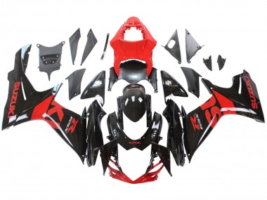 Buy 2011-2024 Suzuki GSXR 600 / GSXR 750 Motorcycle Fairing Kits - Red Glossy Black UK