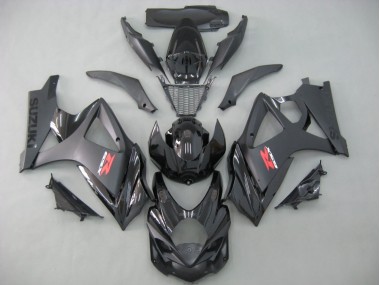 Buy 2007-2008 Suzuki GSXR 1000 Motorcycle Fairings - Matte Black Glossy Black UK