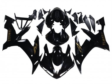 Buy 2004-2006 Yamaha YZF 1000 R1 Motorcycle Fairings - Glossy Black Gold Decals UK