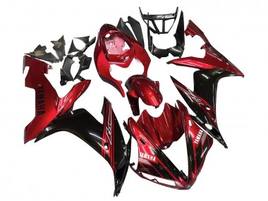 Buy 2004-2006 Yamaha YZF 1000 R1 Motorcycle Fairings - Red Glossy Black UK