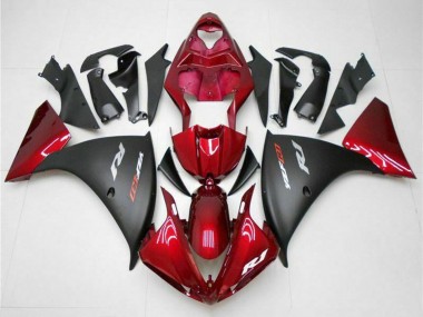 Buy 2009-2011 Yamaha YZF 1000 R1 Motorcycle Fairings - Red Matte Black UK