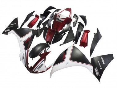 Buy 2009-2011 Yamaha YZF 1000 R1 Motorcycle Fairings - Red White Matte Black UK