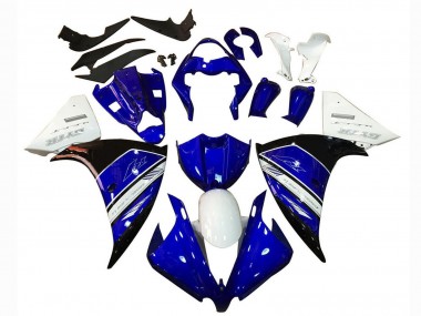 Buy 2012-2014 Yamaha YZF 1000 R1 Motorcycle Fairing - White Blue Black UK