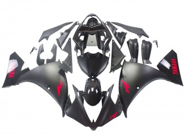 Buy 2012-2014 Yamaha YZF 1000 R1 Motorcycle Fairings - Glossy Black Matte Black Red UK