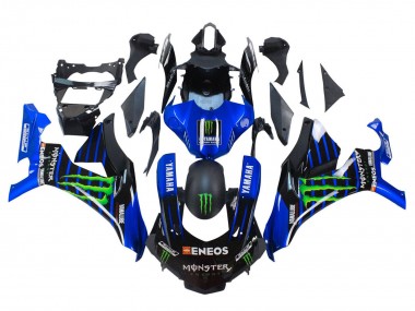 Buy 2015-2019 Yamaha YZF 1000 R1 Motorcycle Fairings - Blue Matte Black Green Monster ENEOS UK