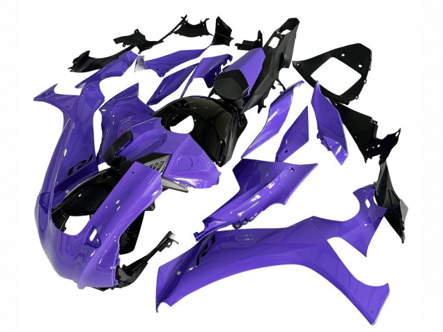2020-2025 Yamaha YZF 1000 R1 Motorcycle Fairings - Purple Glossy Black UK