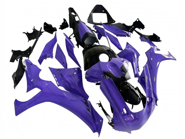 2020-2025 Yamaha YZF 1000 R1 Motorcycle Fairings - Purple Glossy Black UK