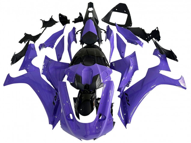 2020-2025 Yamaha YZF 1000 R1 Motorcycle Fairings - Purple Glossy Black UK