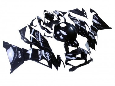 Buy 2019-2022 Kawasaki ZX6R Motorcycle Fairings - Glossy Black White UK