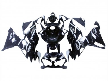 Buy 2019-2022 Kawasaki ZX6R Motorcycle Fairings - Glossy Black White UK