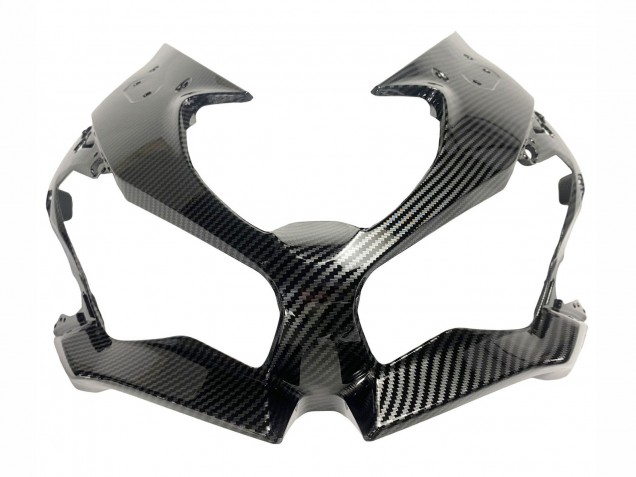 2019-2022 Kawasaki ZX6R Motorcycle Fairings - White Black Carbon Fiber UK