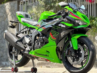 Buy 2019-2022 Kawasaki ZX6R Motorcycle Fairings - Green Glossy Black Red UK
