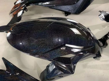 Buy 2019-2022 Kawasaki ZX6R Motorcycle Fairings - Black Rainbow UK