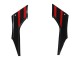 2013-2017 Kawasaki EX300 Motorcycle Fairings - Red Black UK