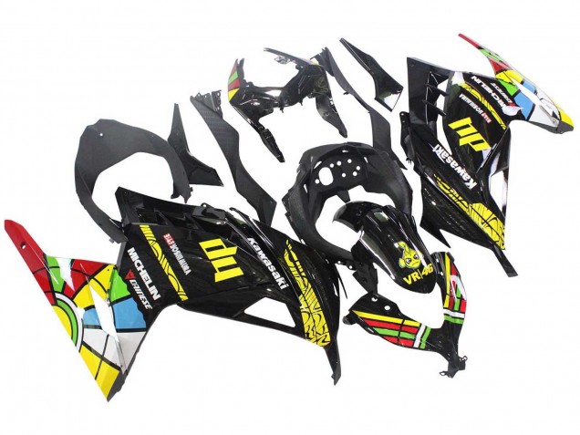 2013-2017 Kawasaki EX300 Motorcycle Fairings - Glossy Black Yellow Red Green Blue White UK