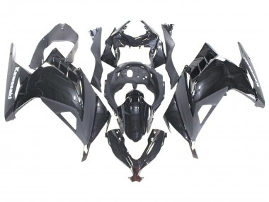 Buy 2013-2017 Kawasaki EX300 Motorcycle Fairings - Glossy Black UK