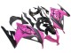 2013-2017 Kawasaki EX300 Motorcycle Fairings - Pink Black UK