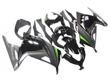 Buy 2013-2017 Kawasaki EX300 Motorcycle Fairings - Glossy Black Matte Black Green UK
