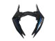 2013-2017 Kawasaki EX300 Motorcycle Fairings - Glossy Black Blue UK