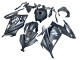 2013-2017 Kawasaki EX300 Motorcycle Fairings - Matte Black White Elf Snow UK