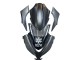 2013-2017 Kawasaki EX300 Motorcycle Fairings - Matte Black White Elf Snow UK