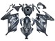 2013-2017 Kawasaki EX300 Motorcycle Fairings - Matte Black White Elf Snow UK