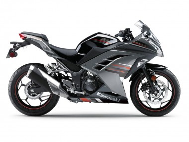 Buy 2013-2017 Kawasaki EX300 Motorcycle Fairings - Black Silver Red UK