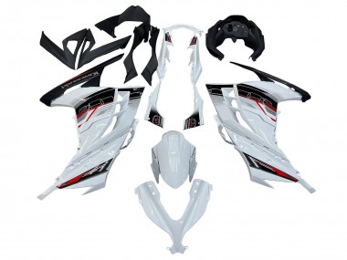 Buy 2013-2017 Kawasaki EX300 Motorcycle Fairings - White Red Black UK