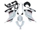 2013-2017 Kawasaki EX300 Motorcycle Fairings - White Red Black UK