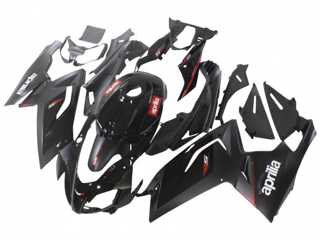 2006-2011 Aprilia RS125 Motorcycle Fairings - Glossy Black Red White Decal UK
