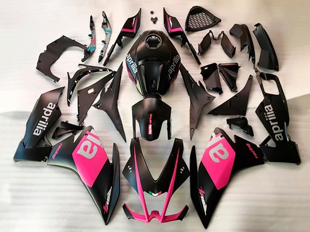 2006-2011 Aprilia RS125 Motorcycle Fairings - Matte Black Pink UK