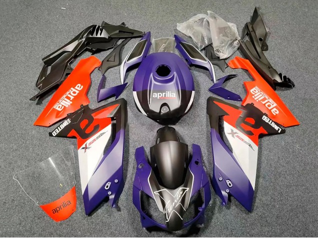 2006-2011 Aprilia RS125 Motorcycle Fairings - Dark Purple Red Black White UK
