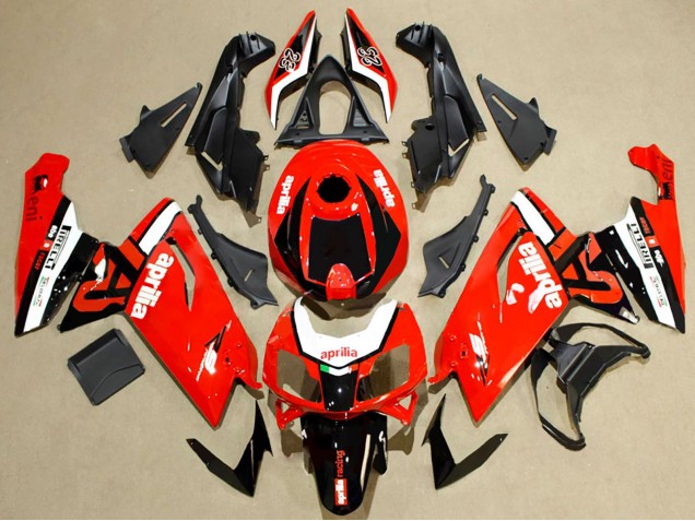 2006-2011 Aprilia RS125 Motorcycle Fairings - Red White Black UK