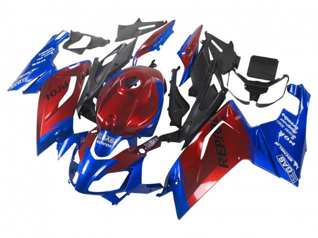 2006-2011 Aprilia RS125 Motorcycle Fairings - Blue Red UK