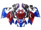 2006-2011 Aprilia RS125 Motorcycle Fairings - Blue Red UK