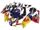 2006-2011 Aprilia RS125 Motorcycle Fairings - Yellow Dark Blue Red Bull UK
