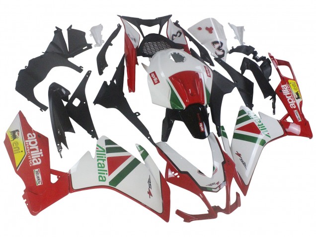 2012-2018 Aprilia RS4 50 125 Motorcycle Fairing Kits - White Red Green Yellow Alitalia UK