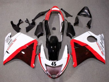 Buy 1996-2007 Honda CBR1100XX Blackbird Motorcycle Fairings - White Red Glossy Black UK